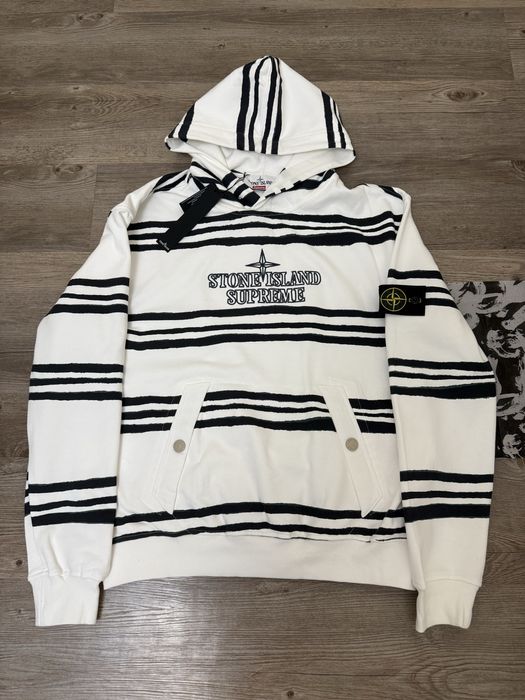 Топ худі Stone Island x Supreme