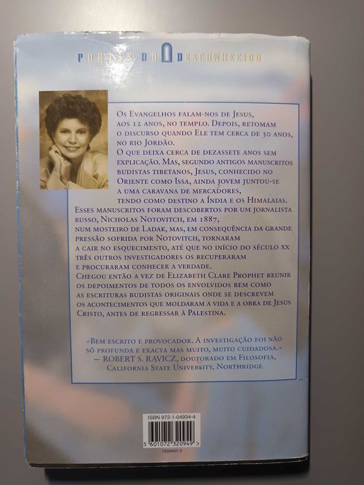 Os Anos Desconhecidos de Cristo – Elizabeth Clare Prophet