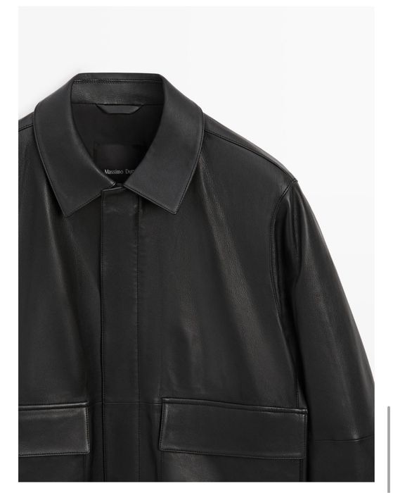 Куртка шкіряна Massimo Dutti розмір M