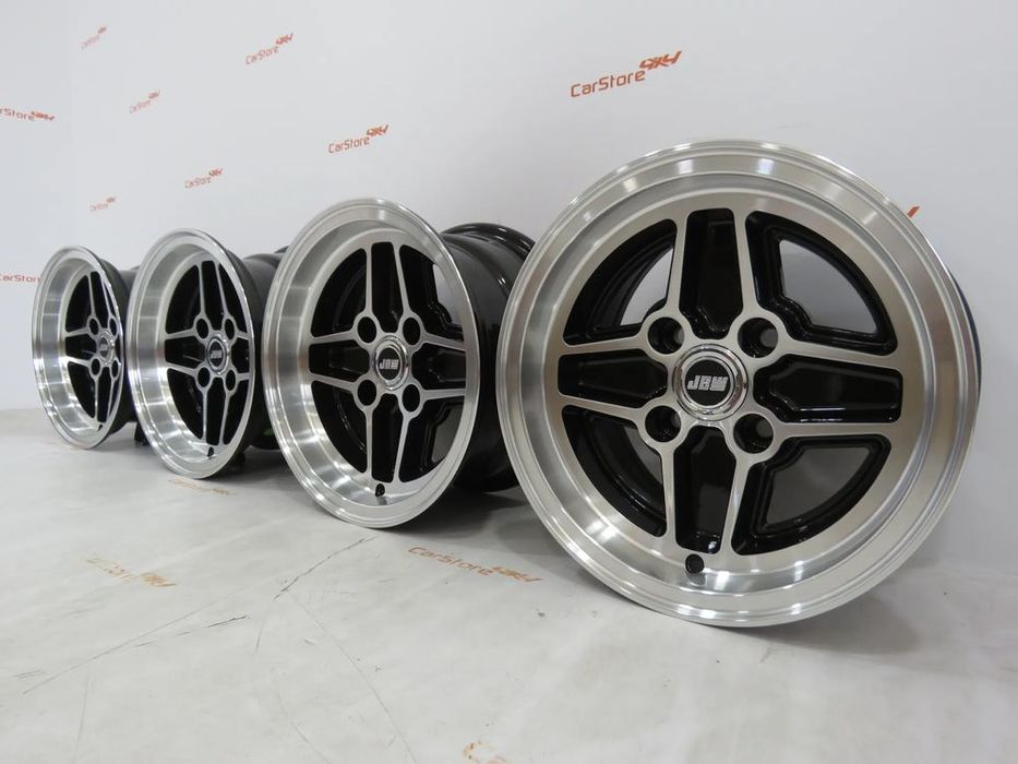 Jantes JBW RS4 Ford 13'' 7j  et 6 4x108 Pretas