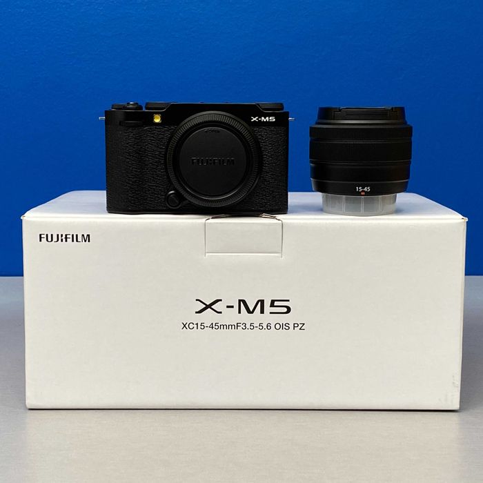 Fujifilm X-M5 (26.1MP) + XC 15-45mm PZ | NOVA | 3 ANOS DE GARANTIA