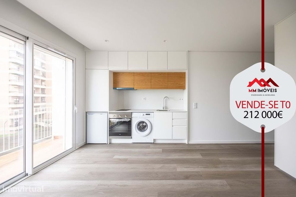 Apartamento T0 | Rio Tinto | Garagem | Elevador | PRONTO A ESCRITURAR — Rio Tinto, Porto