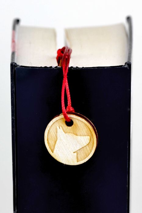 Doberman zakładka do książki.