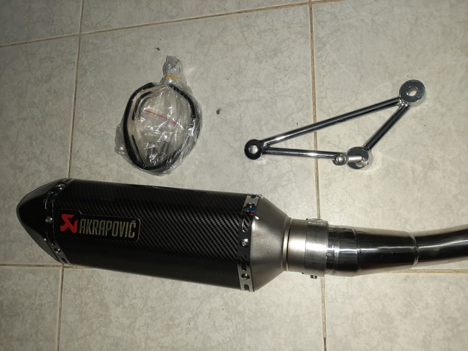 Linha escape NOVA Honda PCX ABS LED 2019 e 2020