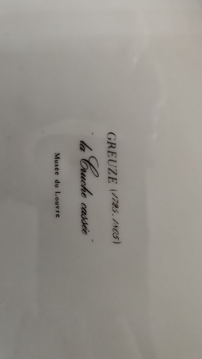 Prato Decorativo “La Cruche cassée” – Museu do Louvre