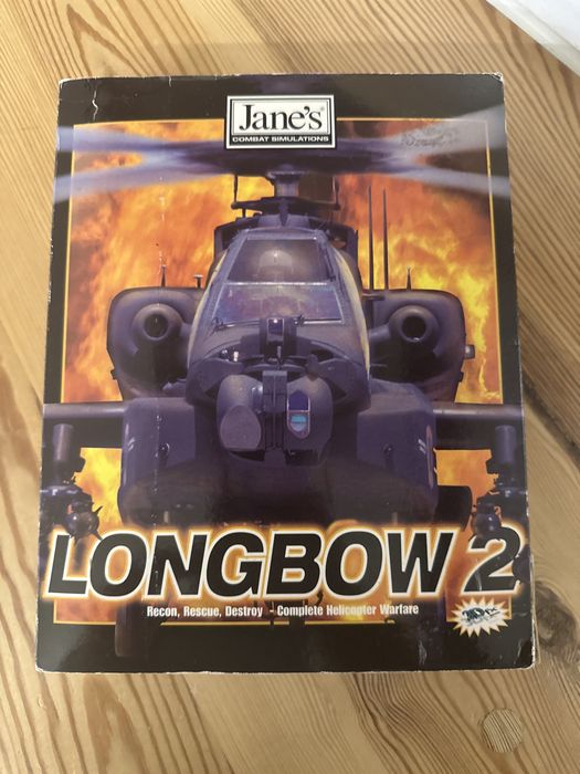 Gra PC Janes Apache Longbow 2 BIG BOX retro klasyk