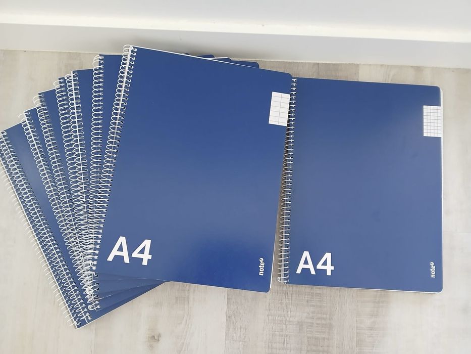 Caderno Espiral A4 Pautado/Quadriculado -  NOTE!