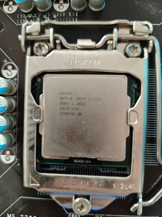 Proc intel i3 2120 + płyta msi H61M-P20 (G3)+ 2x4Gb DDR3 1600mhz