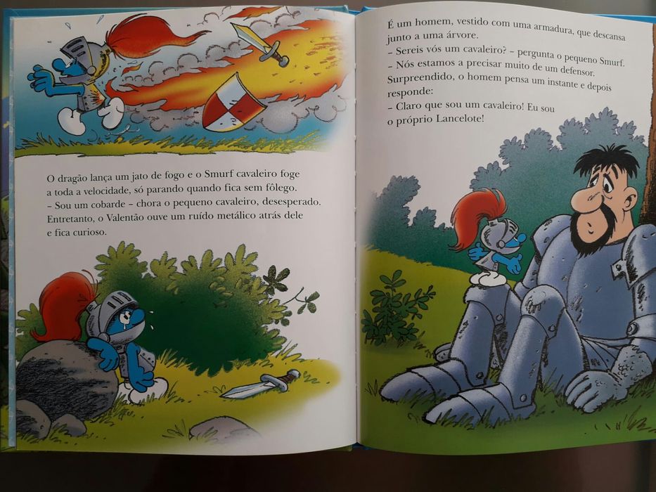 Livro " O Smurf Cavaleiro "
