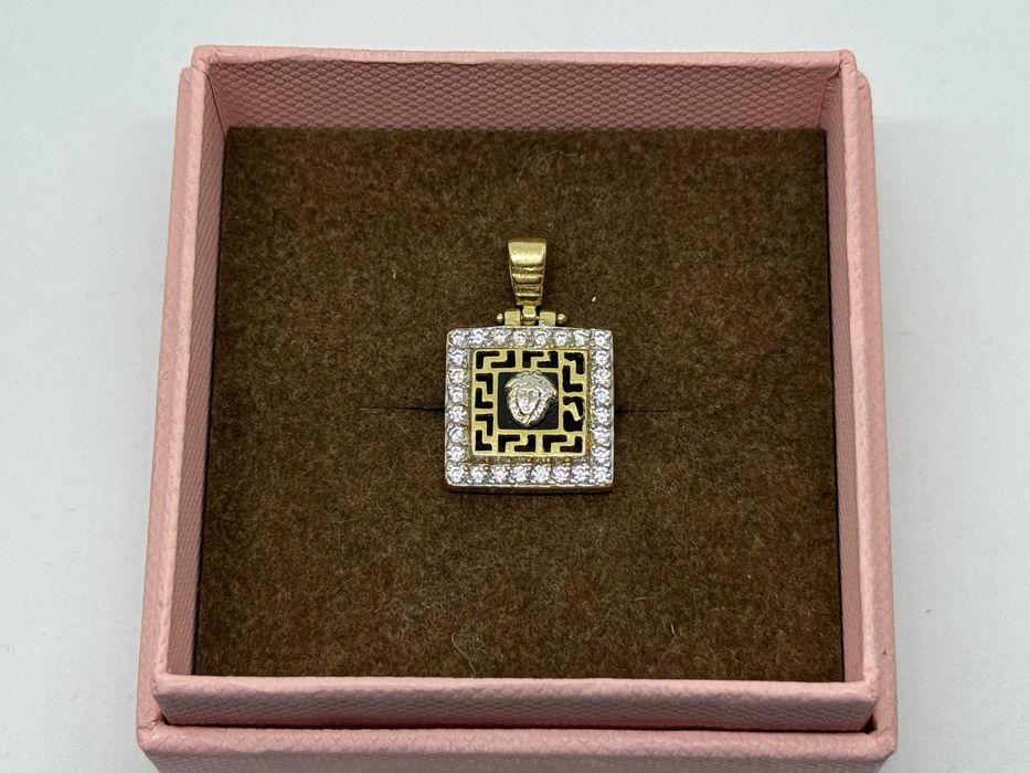 Okazała złota zawieszka ala "Versace"  585