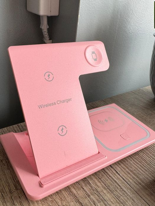 Carregador wireless ( 3 em 1) novo