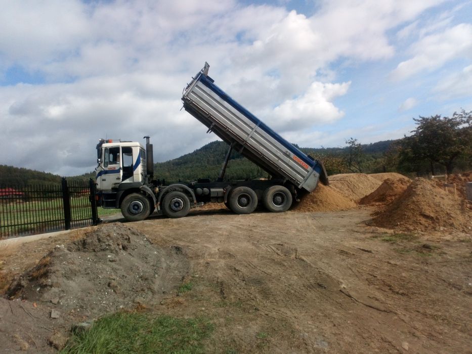Transport kruszyw ,wyburzenia ,siana ziemia