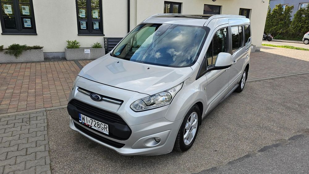 Ford Tourneo Connect 1 wł SALON POLSKA FV NA SKRZYNIĘ Pełen serwis Super Stan Panorama dach