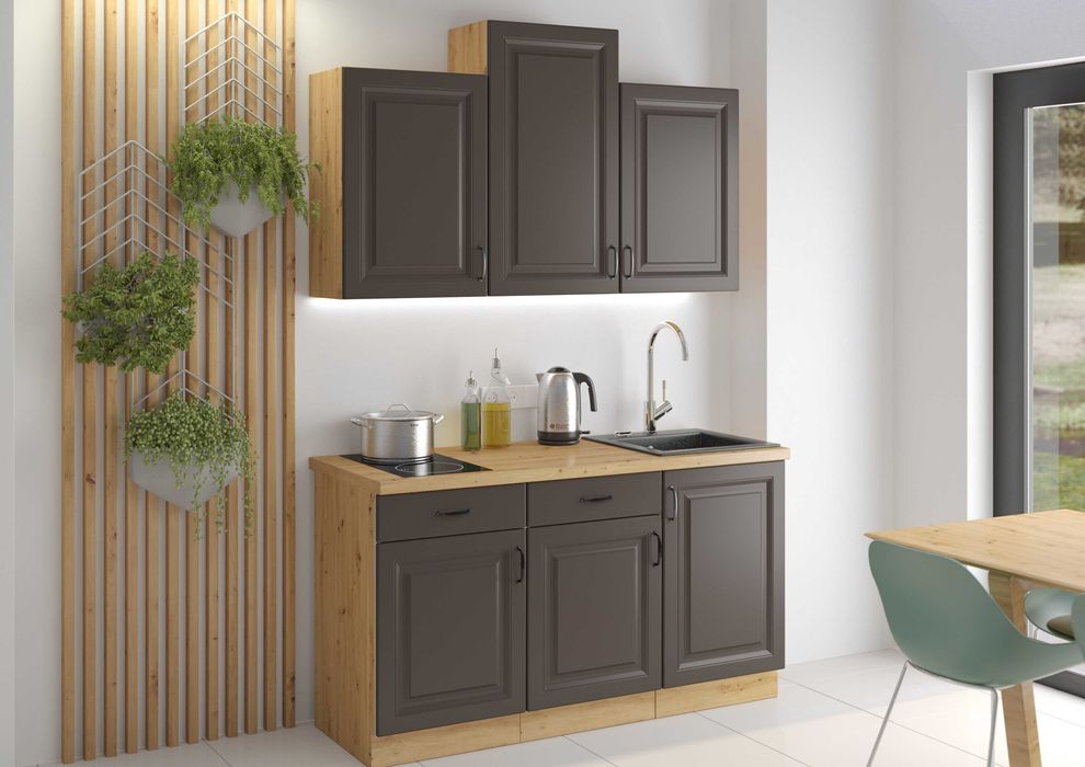 Nowy zestaw mebli kuchennych kuchnia KLEO MDF styl Angielski Frezowany