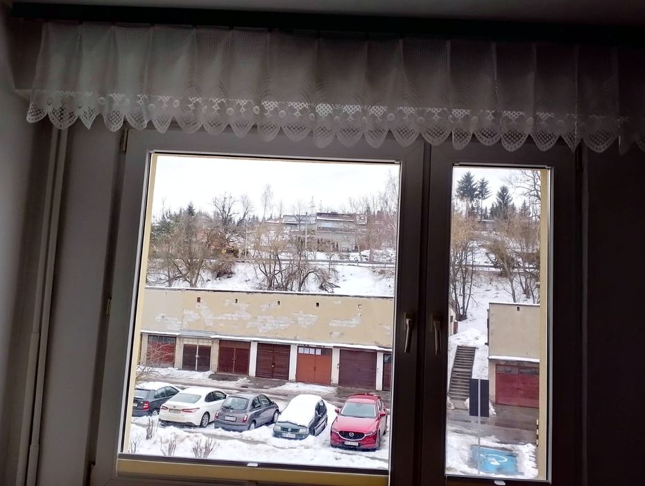 Zestaw: dwie zazdrostki i lambrekin, kolor biały