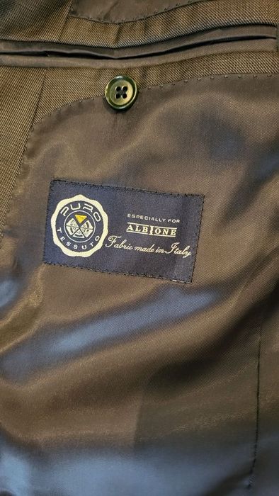 Garnitur ślubny ALBIONE jak nowy na 182 cm ślub wesele studniówka