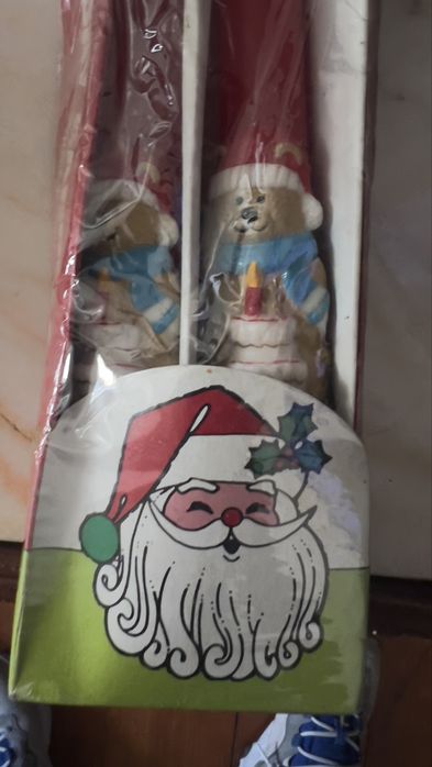 2 conjuntos de velas de Natal