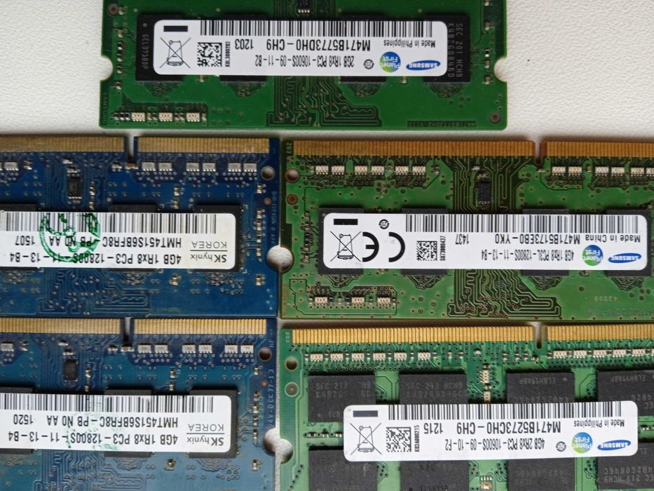 оперативна пам'ять  DDR3/4 гб