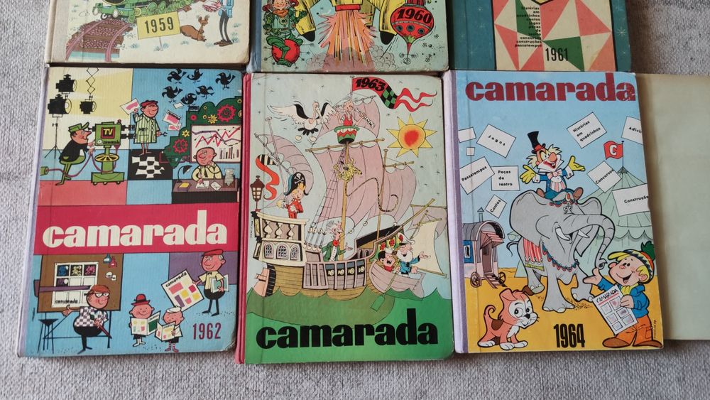 Conjunto vintage de Coleções Camarada 1959-65