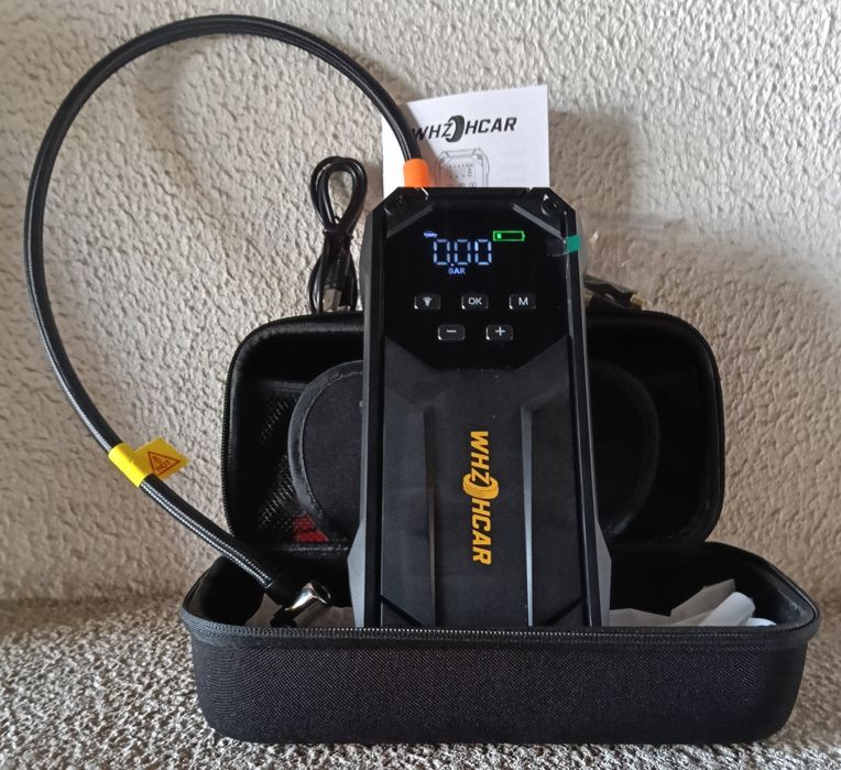 Buster 9000 A 12V Arrancador de Bateria e Compressor para Enchimento de Pneus