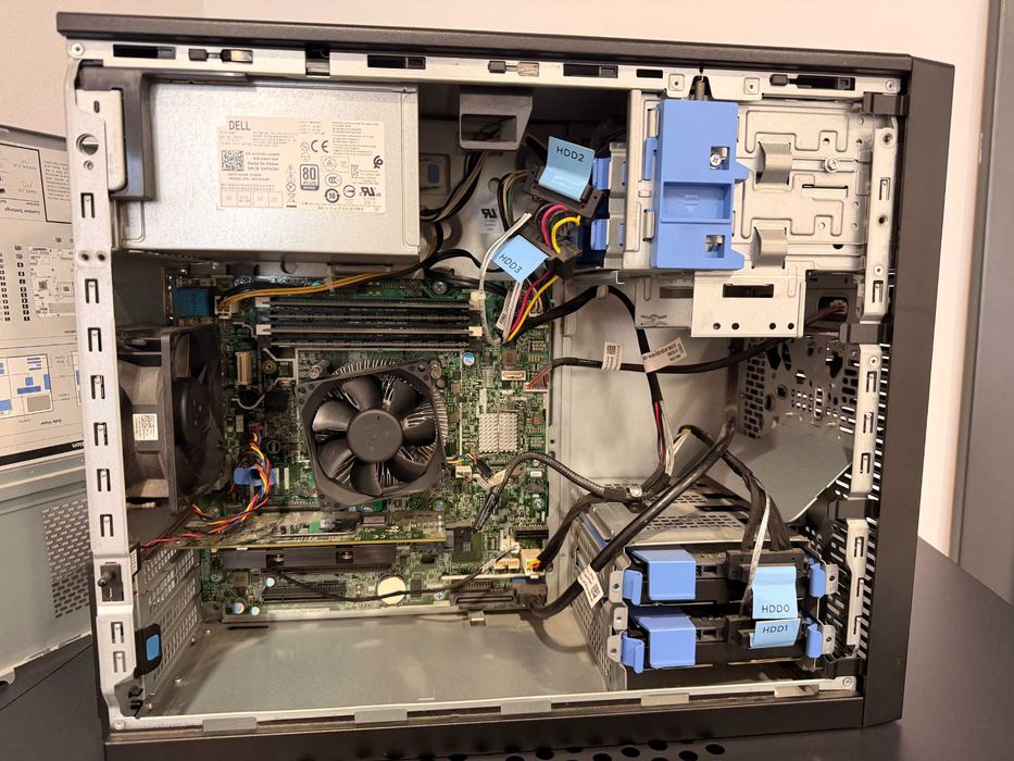 Serwer Dell PowerEdge T130 — Xeon E3-1220 v6, 24 GB ECC