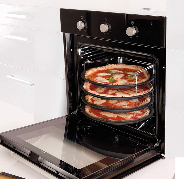 Formegolose Zestaw 4 patelni do pizzy Ø32 cm stal nieprzywierająca