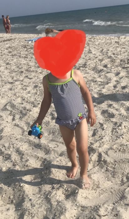 Купальник для дівчинки 86см