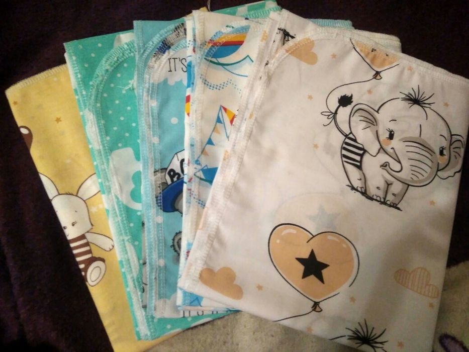 Хлопковые пеленки, муслиновые, фланель