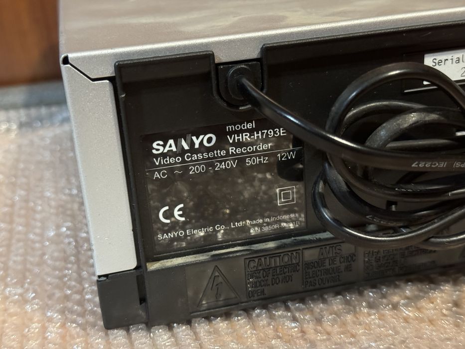 Leitor Gravador VHS Sanyo