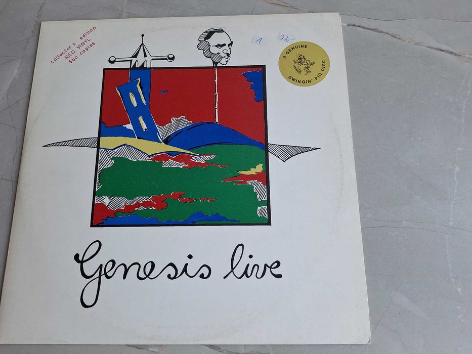 GENESIS LIVE Memories Of The Giant Knebworth '78 LP 1983 RED Vinyl