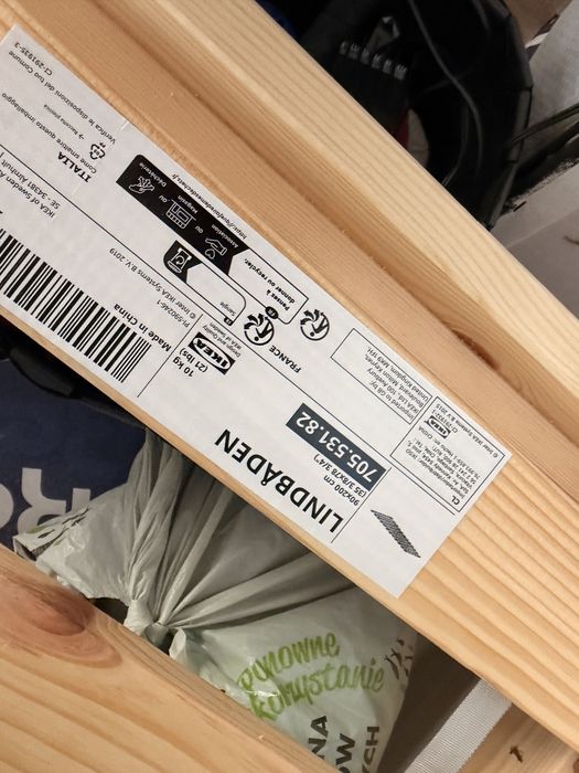 Jak nowe lóżko ikea 80x200 materac + stelarz