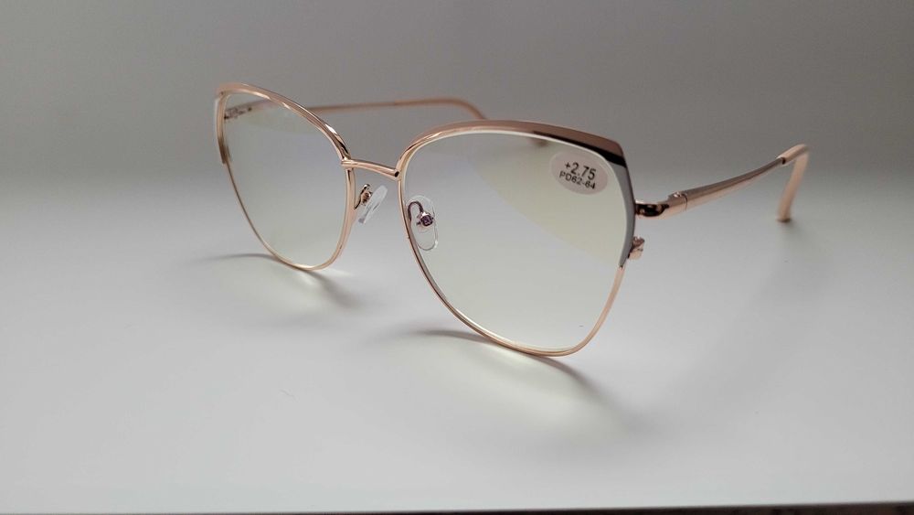 Очки для зрения женские Blue blocker в металлической оправе