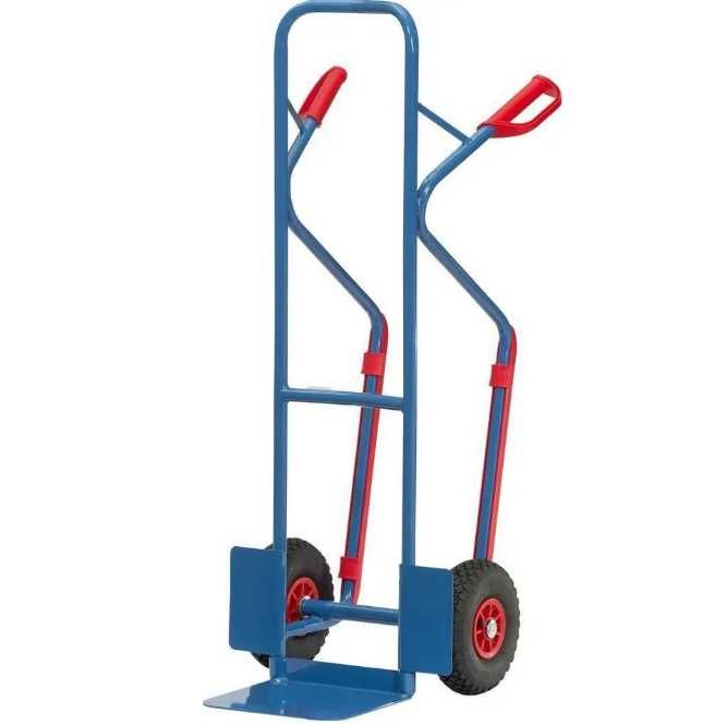 Wózek transportowy magazynowy stalowy 300 kg solidny, dwukołowy DOWÓZ