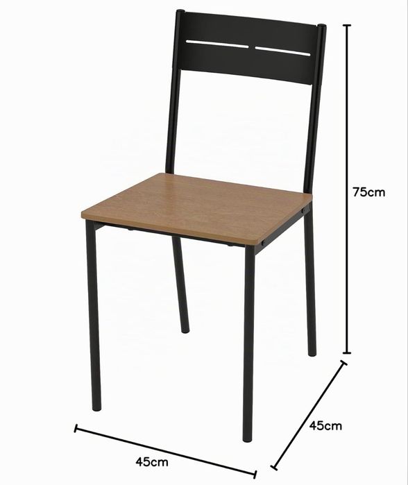 Par de Cadeiras IKEA Sandsberg (Estilo Industrial / Madeira e Metal)