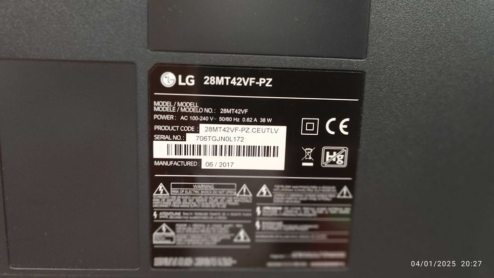 TV LG led 28MT42VF-PZ