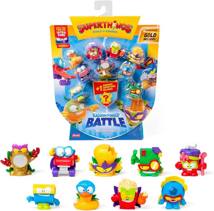 SUPERTHINGS KAZOOM Power Battle – pacote de 10 (Novo, por abrir)