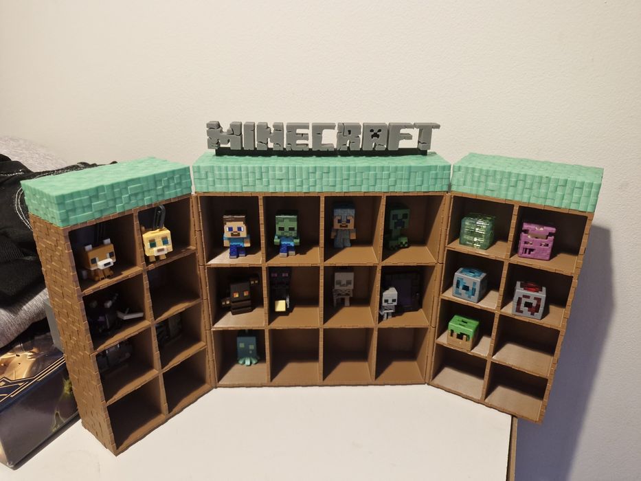 Display Figuras Minecraft Kinder Joy