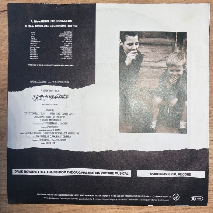 David Bowie - Płyta winylowa 7" - 1986