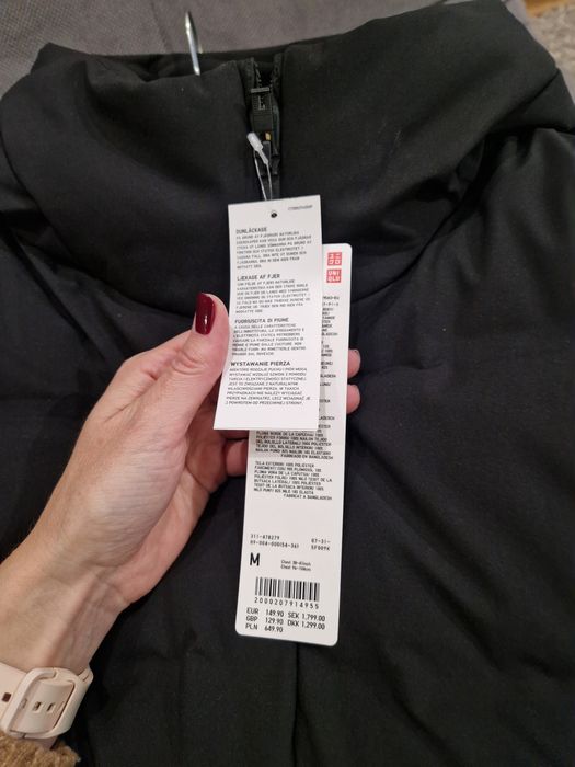 Продам новий чоловічий пуховик UNIQLO розмір М