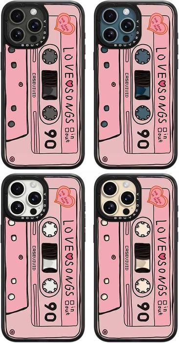 Etui Bouvardia do iPhone 13 Pro Max – Wzór Kasety Magnetofonowej