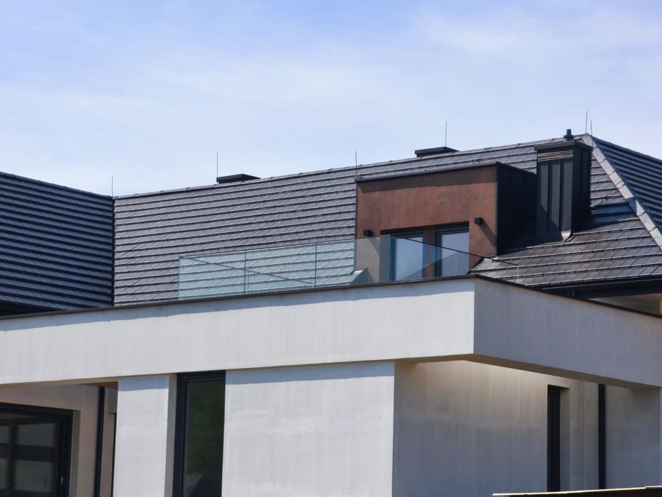 Balustrada Nowoczesna Szklana