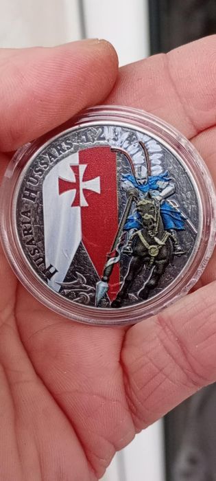 Husaria 2 Antique Kolor -srebrna moneta /walor kolekcjonerski