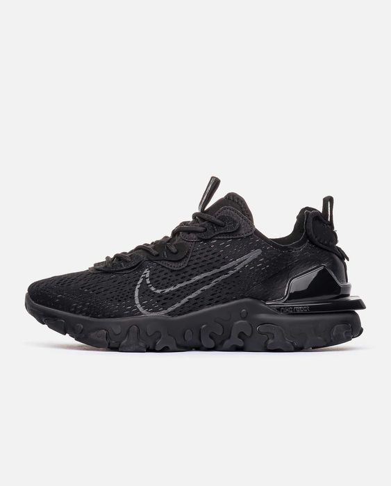 Мужские кроссовки Nike React Vision Black Premium. 40-45