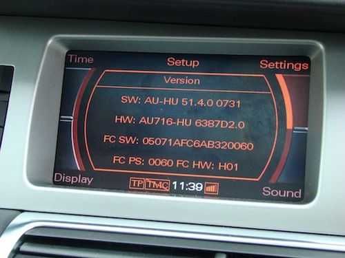 Bootloader naprawa softu nawigacji Audi MMI 2G H43 Polskie Menu Bełcha