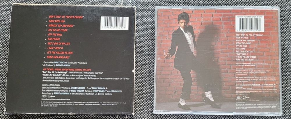 Michael Jackson Off The Wall Special Edition CD Slipcase