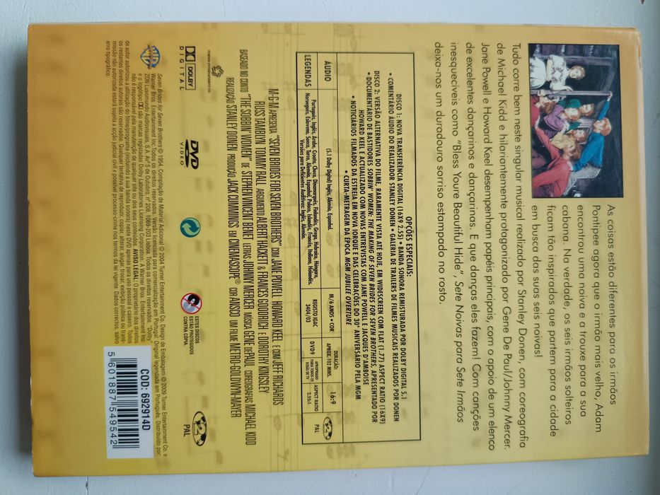 DVD sete noivas para sete irmãos