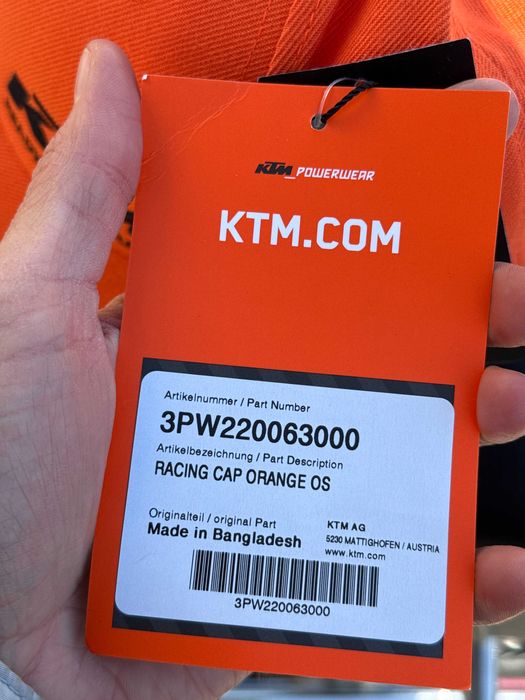 Czapka KTM Racing oryginal