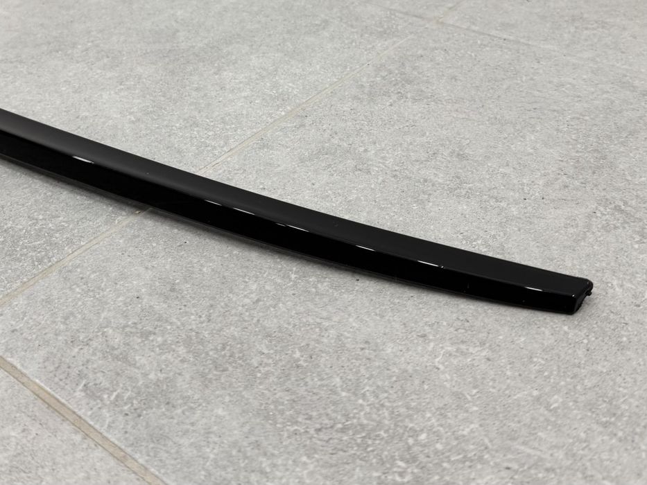 Спойлер ліп багажника Audi A6 С7 2011-2017 ABS, чорний глянець