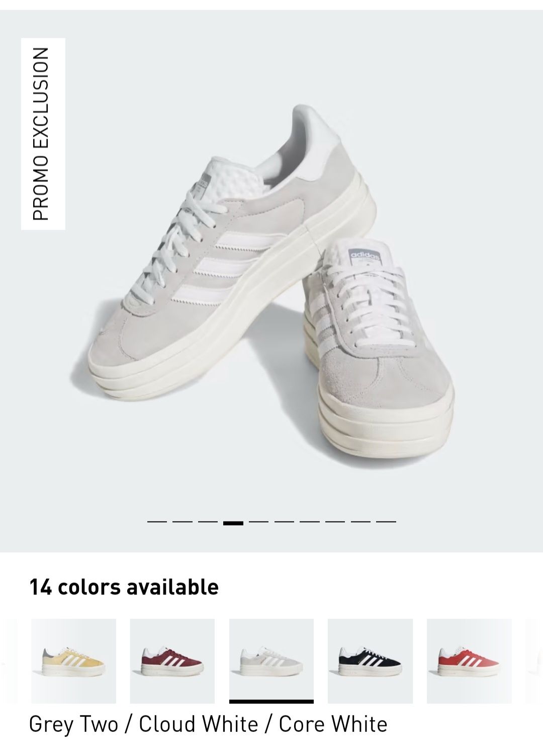 Promo top adidas gazelle