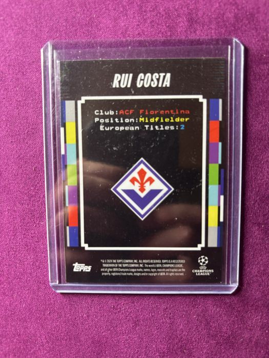 Rui Costa card Topps Decades